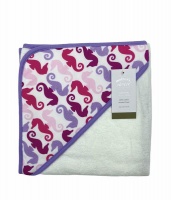 Mothers Choice Baby Hooded Towel Seahorse Photo