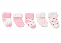 5 Pack Pink Socks Photo