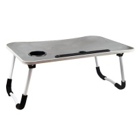 Foldable & Portable Laptop Desk and Serving Tray for Foods & Drinks Photo