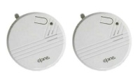 2 Wireless Smoke Alarm Detectors Photo