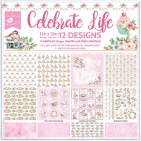 Little Birdie Celebrate Life 12x12 Single Sided Paper Pack Photo