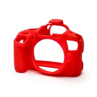 EasyCover PRO Silicon Camera Case for Canon 1300D/2000D/4000D - Red Photo