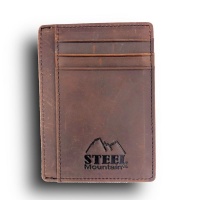 Leather Wallet Slimline - Steel Mountain Co. Photo