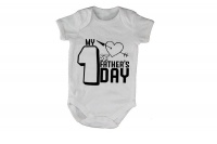 BuyAbility My 1st Father's Day - Bold - Short Sleeve - Baby Grow Photo
