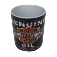 Vintage `Oil Can` Coffee Mug -Harley Davidson Motor Cycles Oil Photo