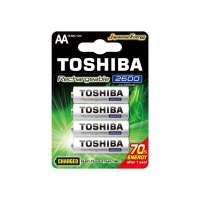 Toshiba Rechargeable 2600mAh AA - 4 Pack Photo