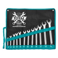 Total Tools TOTAL Combination Spanner Set 12 piecess Industrial Photo
