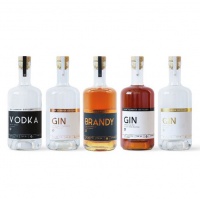 Gin Vodka and Brandy Premium 5 Pack Collection Photo