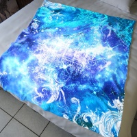 Print with Passion Abstract Starry Night Lap Fleece Blanket Photo