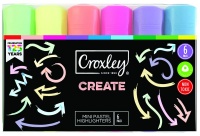 Croxley Mini Pastel Highlighters 6 Pack Photo