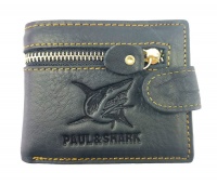Men's Wallet Genuine Leather Black 861-01 Photo