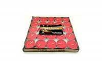 Tea Light Wax Candles Red - Pack of 50 Pieces Photo