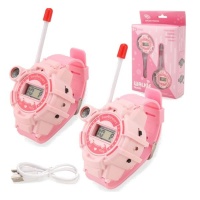 Olive Tree - Pink Walkie Talkie Watch with Compass & USB charging cable Photo