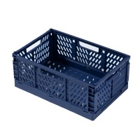Fine Living Folding Crate Small - Blue Photo