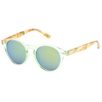 Lespecs Oval Ladies Sunglasses - Turquoise Crystal Photo