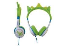 Zagg 2 x Little Rockerz Costume Headphones Combo - Green Dragon Photo