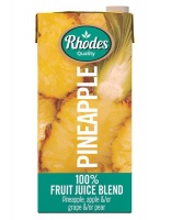 Rhodes 100% Fruit Juice Pineapple 6 x 1 LT Photo