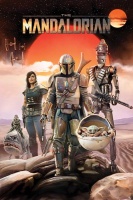 Star Wars The Mandalorian - Group Poster Photo