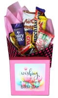 The Biltong Girl "Wishing you a Very Happy Birthday" Chocolate Gift Box Photo