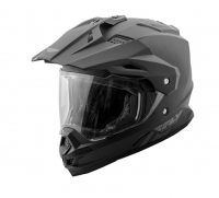 Fly Racing Fly Trekker Solid Black Helmet Photo