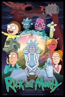Rick and Morty - Season 4 Poster with Black Frame Photo