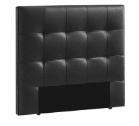 Lifestyle Leather Square Button Block Headboard - Queen Photo
