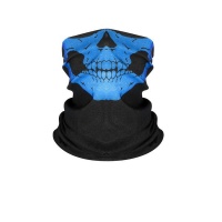 Buffer Neck Warmer Skulls Blue Photo