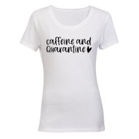 Caffeine and Quarantine - Ladies - T-Shirt Photo