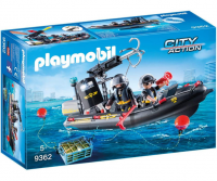 Playmobil SWAT Boat Floats On Water Photo