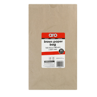 Aro Brown Paper Bags - Large - 50 pieces - 165x100x301mm Photo