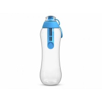 PearlCo Water Bottle with Filter Cartridge 0 5 Litre – Blue Photo