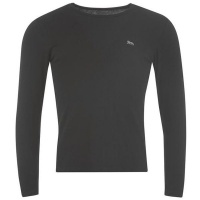Lonsdale Mens Long Sleeve T Shirt - Black Photo