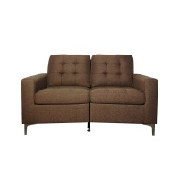 Click Furniture Manhattan 2 Seater Sofa Brown Photo