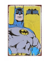 DeBlequy Aankopen - Retro Batman - Retro Vintage Metal Wall Plate Photo
