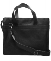 KurganKenani Kurgan Kenani Leather Laptop and Document bag - Black Photo