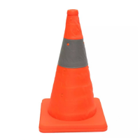 40cm Foldable Road Safety Collapsible Cone - Orange Photo