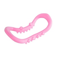 Soft TPE Yoga Pilate Circle Stretch Resistance Ring - Pink Photo