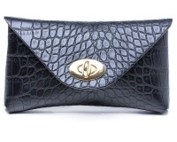 Blackcherry Envelope Croc Waist Bag Photo