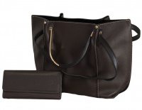 Fino Stylish Faux Leather Shoulder Bag & Purse Set Photo