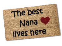 Matnifique 'Best Nana' Natural Coir Personalised / Custom Branded Welcome Doormat Photo