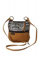 Mongoose Leather Kiki Bag - Snake Skin/Charcoal Photo