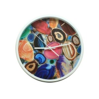 Beautiful Multi-color Design Wall Clock - 30cm Photo