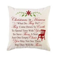 PepperSt - Scatter Cushion Cover - Christmas in Heaven Photo