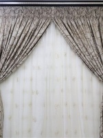 Mr Curtain Neutral Brown Curtain Photo
