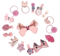 18 Piece Hair Clip Hairpin Gift Set for Little Girls Toddlers - Pink Photo