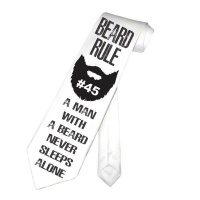 PepperSt Men's Collection - Designer Neck Tie - Beard Rule #45 Photo