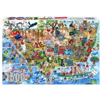 RGS Group Funny SA Where is Bokkie 1500 Piece Jigsaw Puzzle Photo