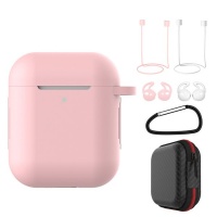 Apple 7-in-1 Protective Case Accessories Kit for Airpods - Pink Photo