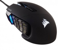 Corsair Scimitar Elite RGB Optical Gaming Mouse - Black Photo