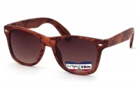 Le Specs - Wayfarer Sunglasses - Mahogany Wooden Finish Photo